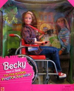 Barbie fauteuil roulant